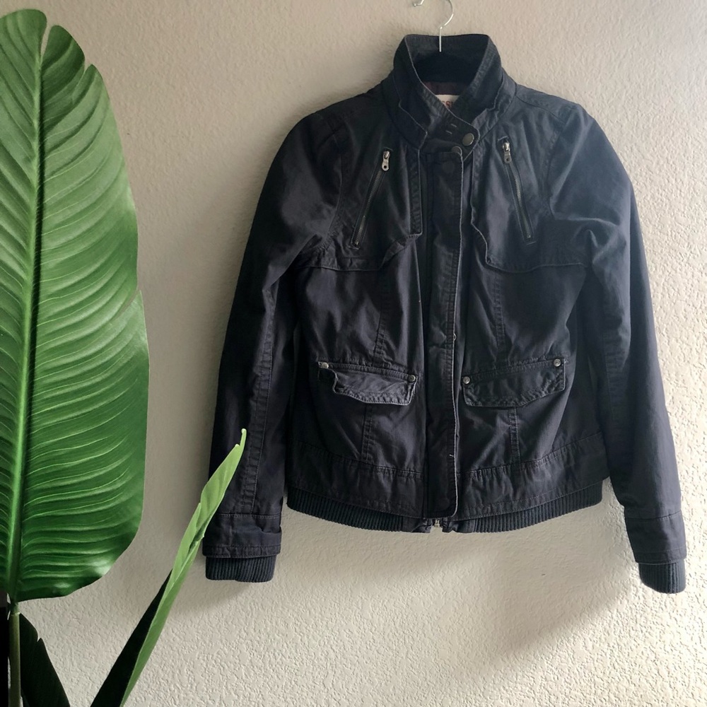 Steel Blue Cargo Jacket